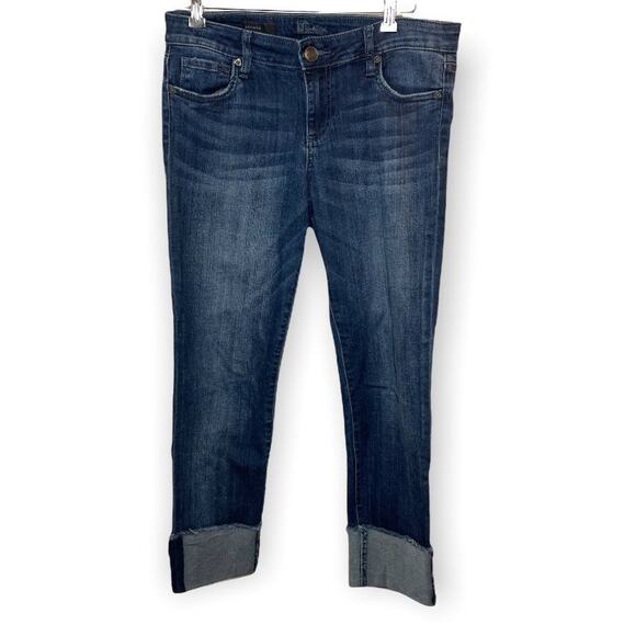 Kut from the Kloth Boyfriend Cuffed Jeans - Picture 2 of 4